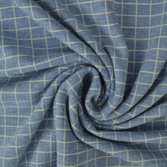 Jersey - Blau-Karriert