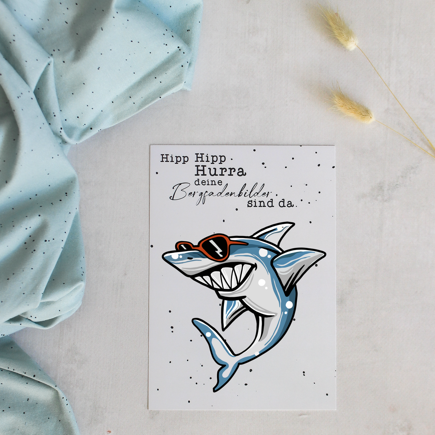 Hai mit Sonnenbrille