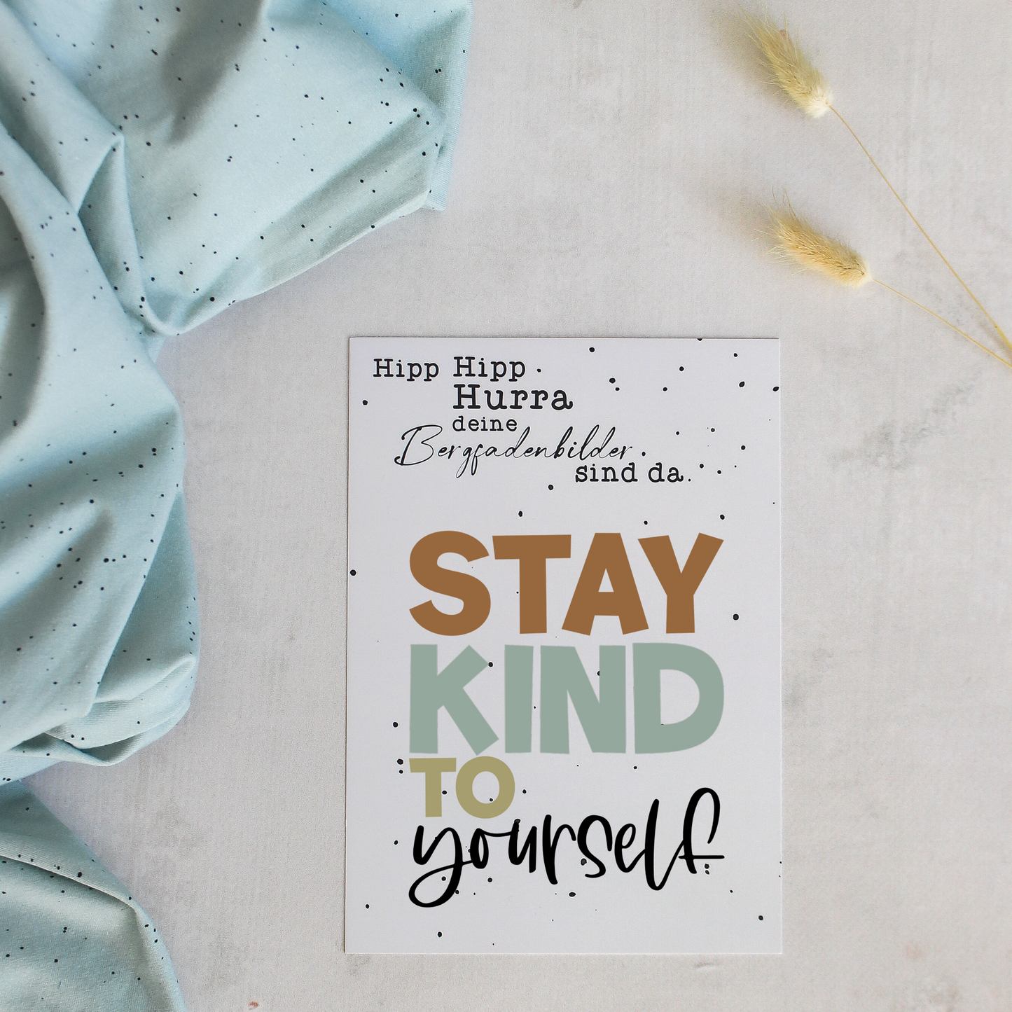 Stay kind to yourself