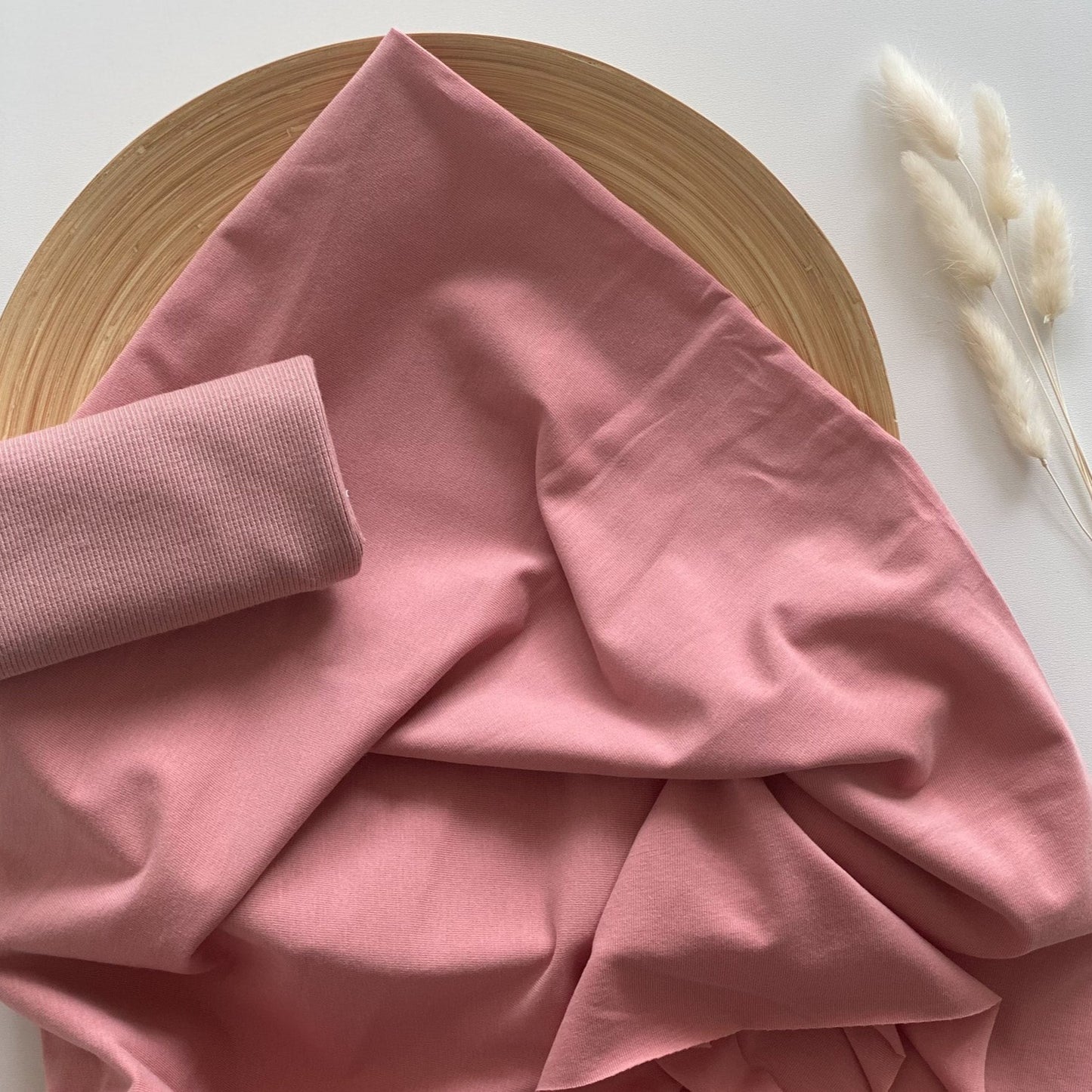 Rib-Bündchen - Rose