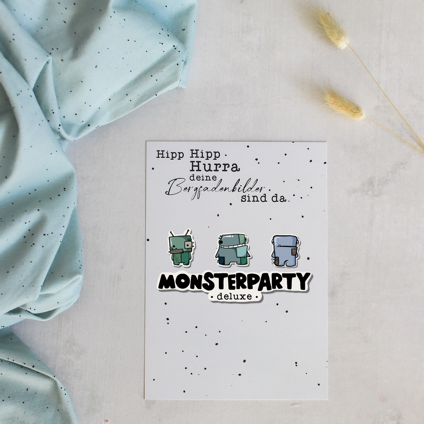 Monsterparty - blau