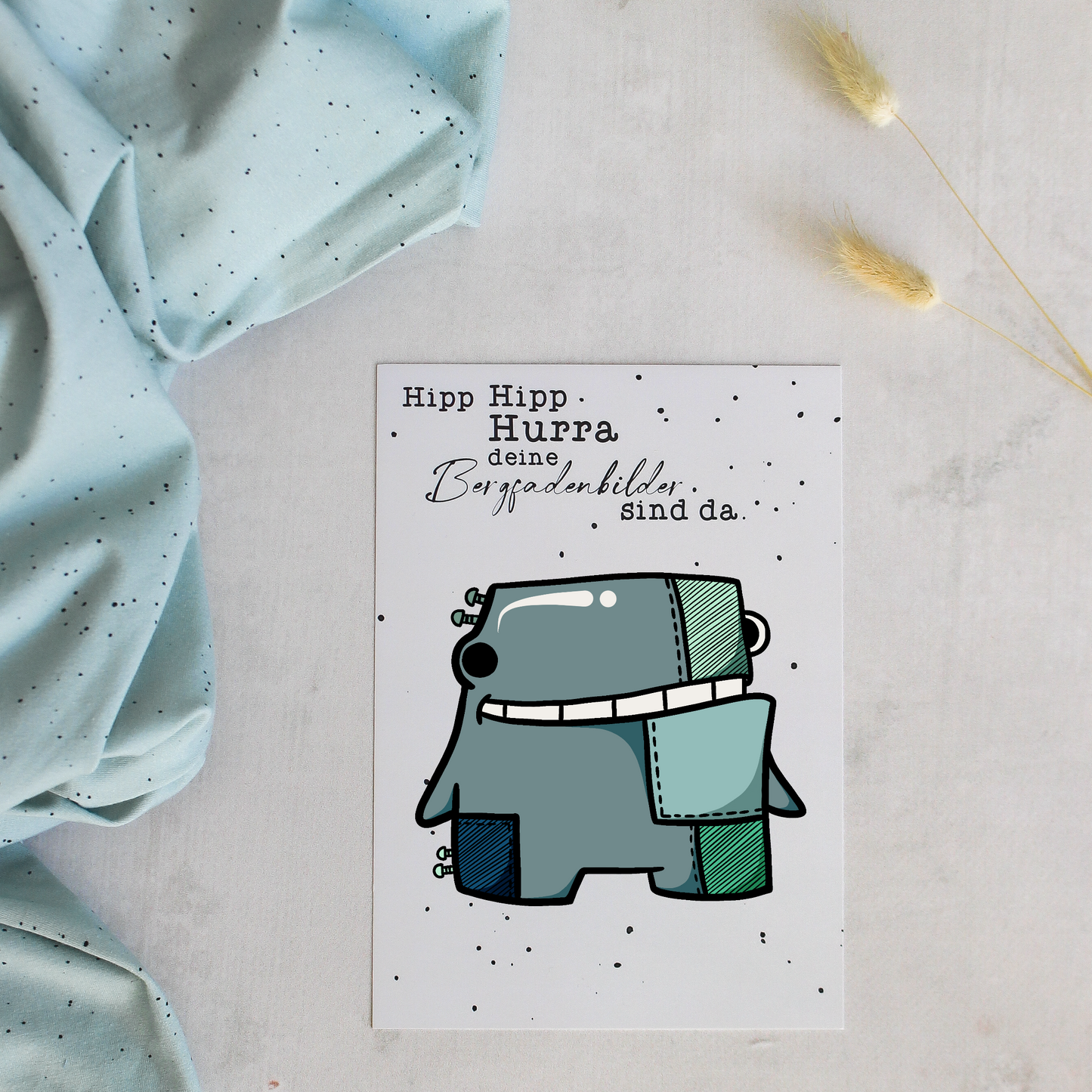 Monster Binky - blau