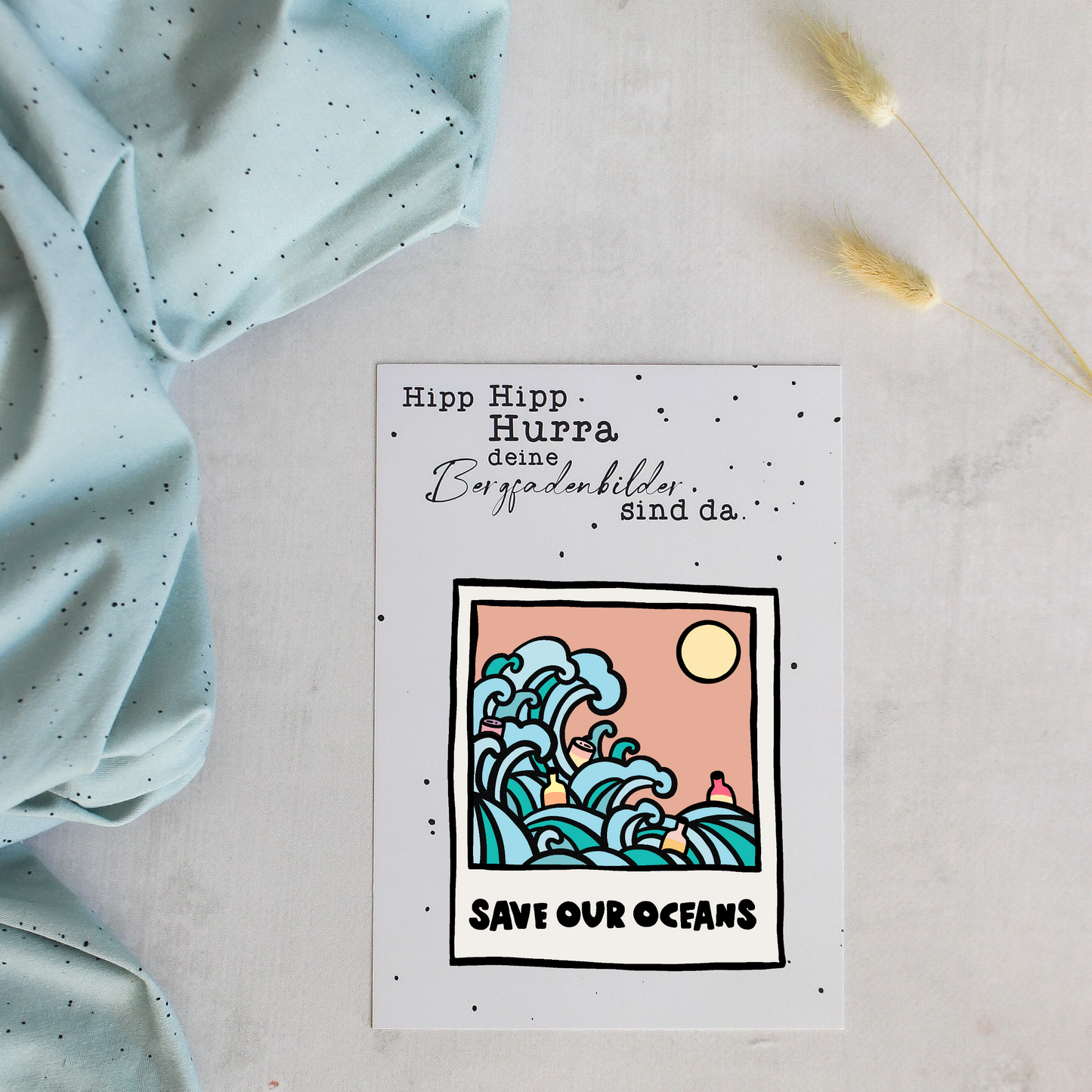 Bügelbild - Save our Ocean