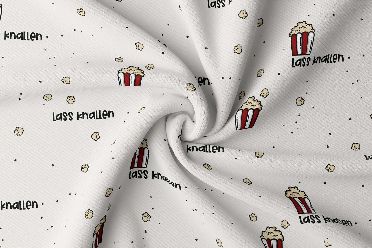 Rib-Jersey - Popcorn "lass knallen"