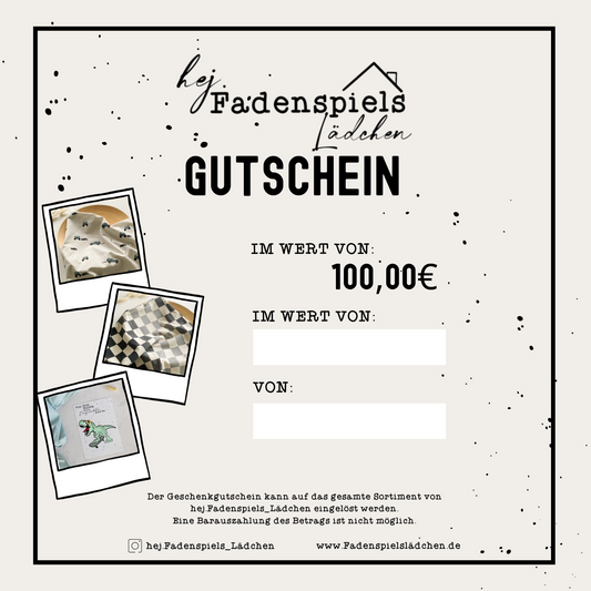 Geschenkgutscheine