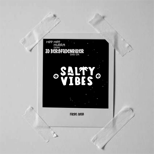 3D Bügelbild - salty vibes