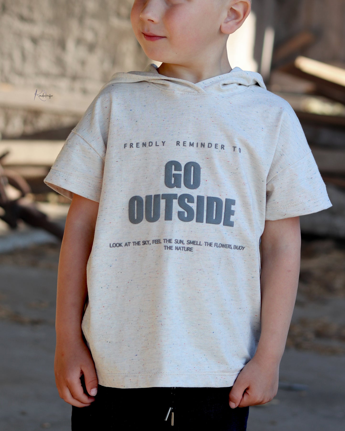 3D Bügelbild - Go Outside