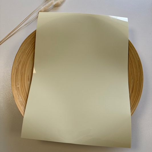 3D-Puffi Folie - gebrochenes Weiß