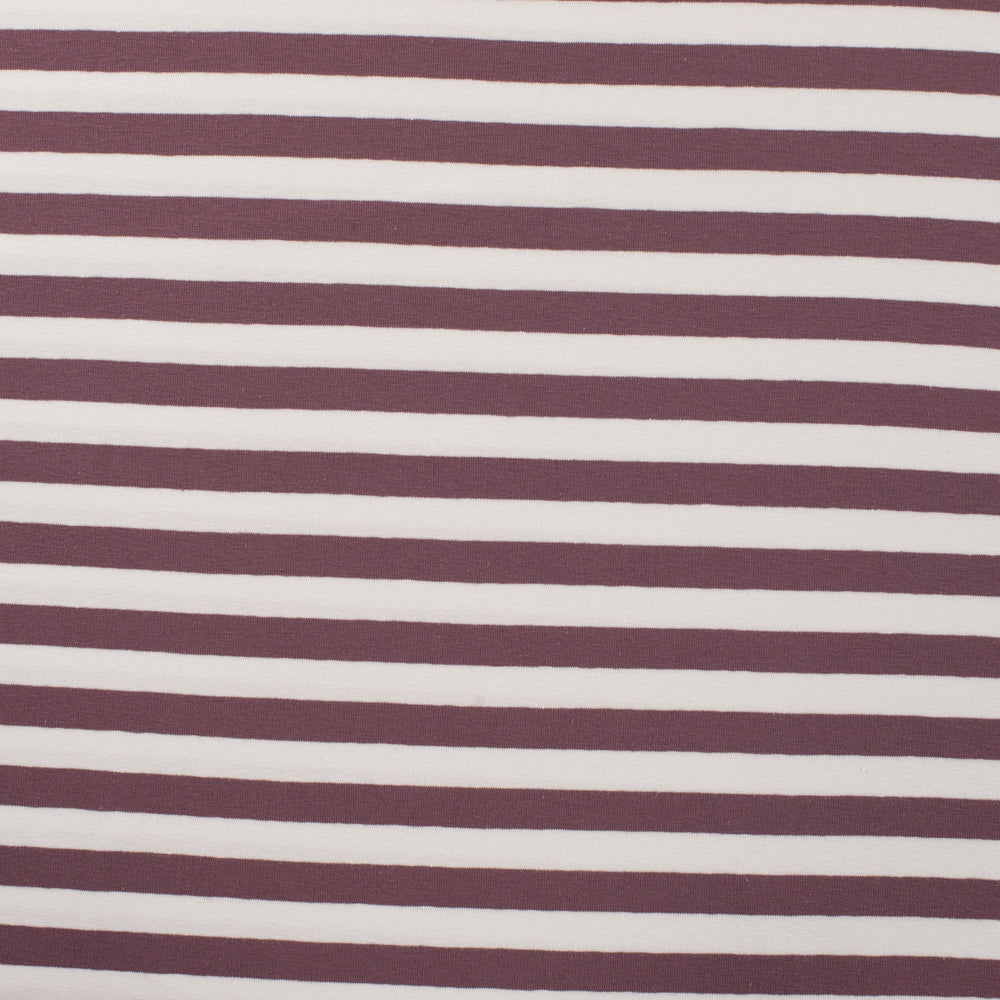 Jersey - Streifen Mauve